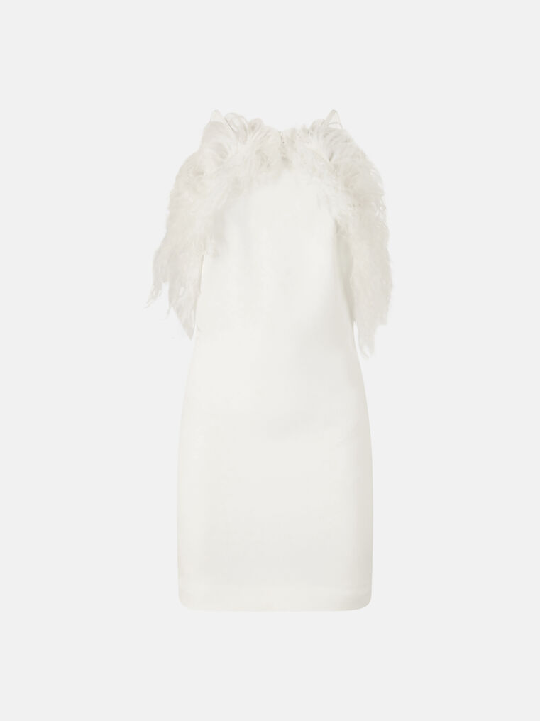 Attico The Dresses Gend - White Mini Dress White Main Material: 89% Polyester 11% Elastane, Lining: