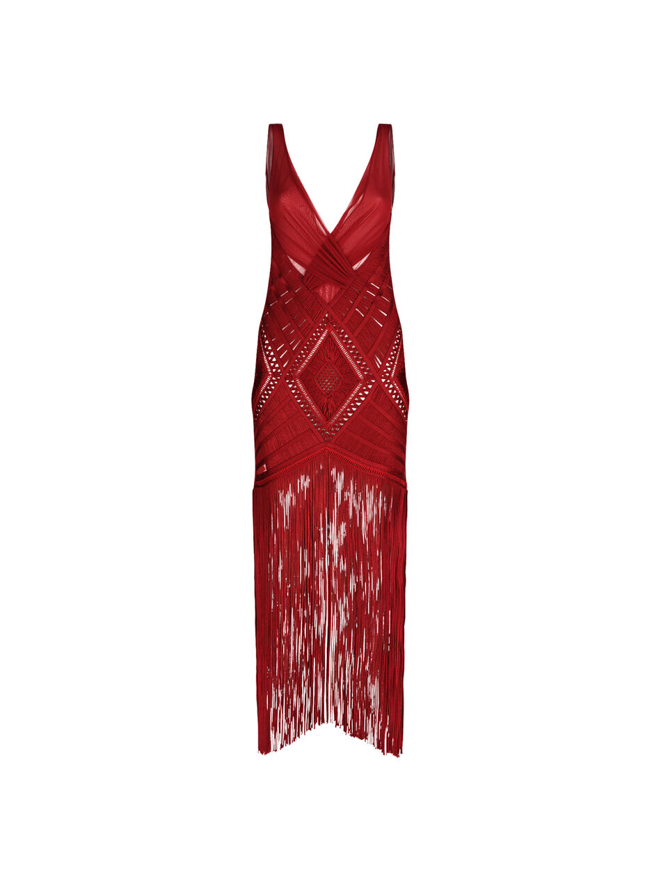 THE ATTICO Red midi dress RED 251WCW00240PAA108RA010