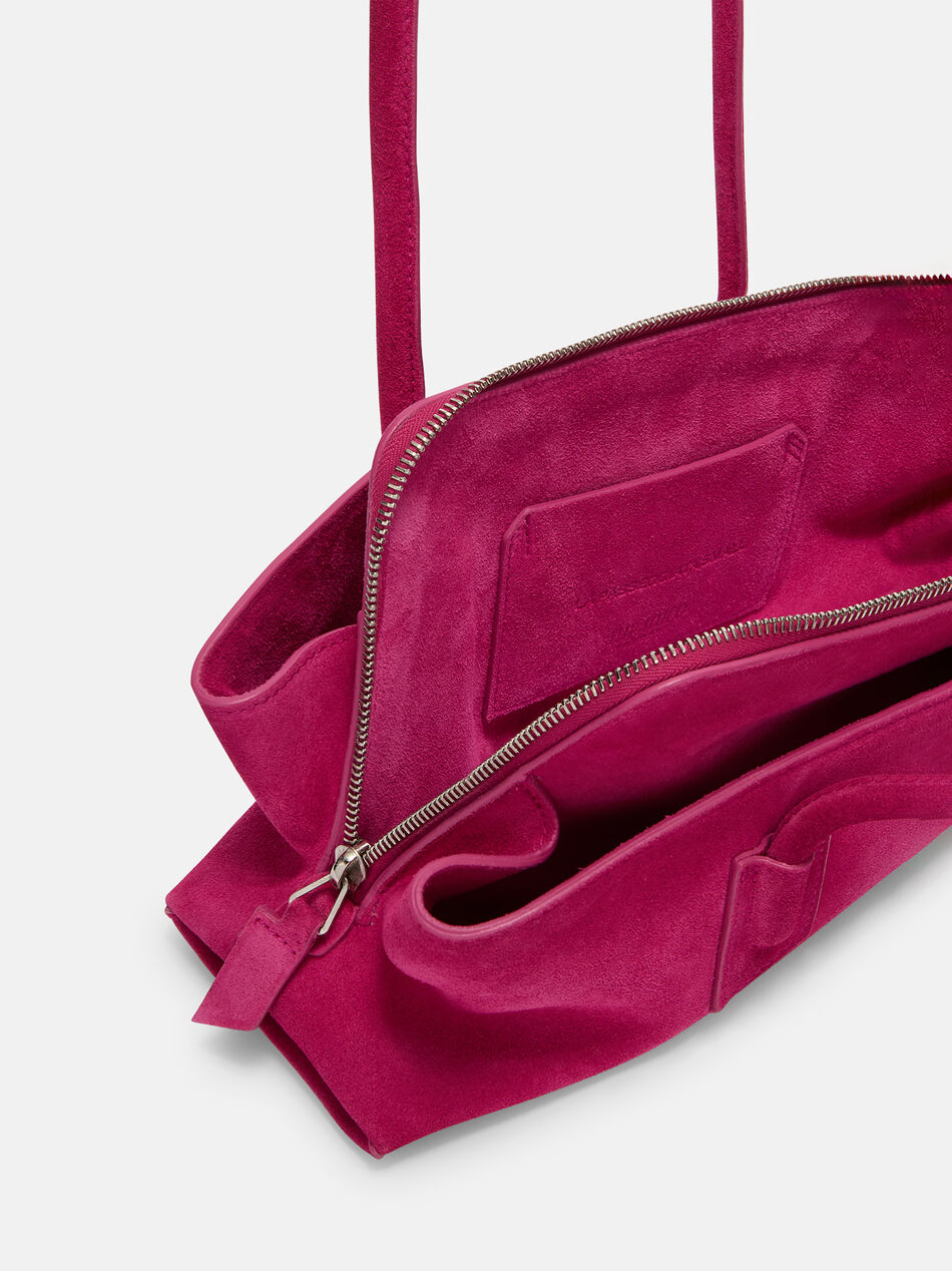 THE ATTICO "La Passeggiata Small" cyclamen top handle CYCLAMEN 261WAH00058LBT108AA122