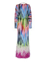 THE ATTICO ''Ophelia'' multicolor long dress