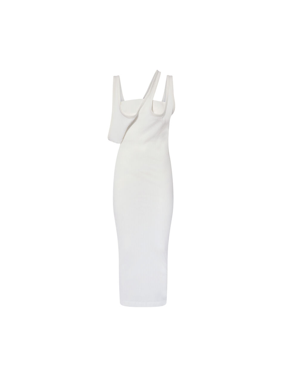 THE ATTICO White midi dress WHITE 246WCM125J043001