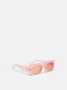 THE ATTICO 'Marfa'' pink sunglasses  234WAS12MET2459