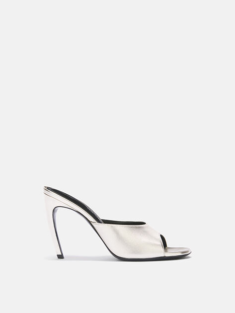 THE ATTICO ''Betta'' mule silver SILVER 260WSH00886LBT112AA002