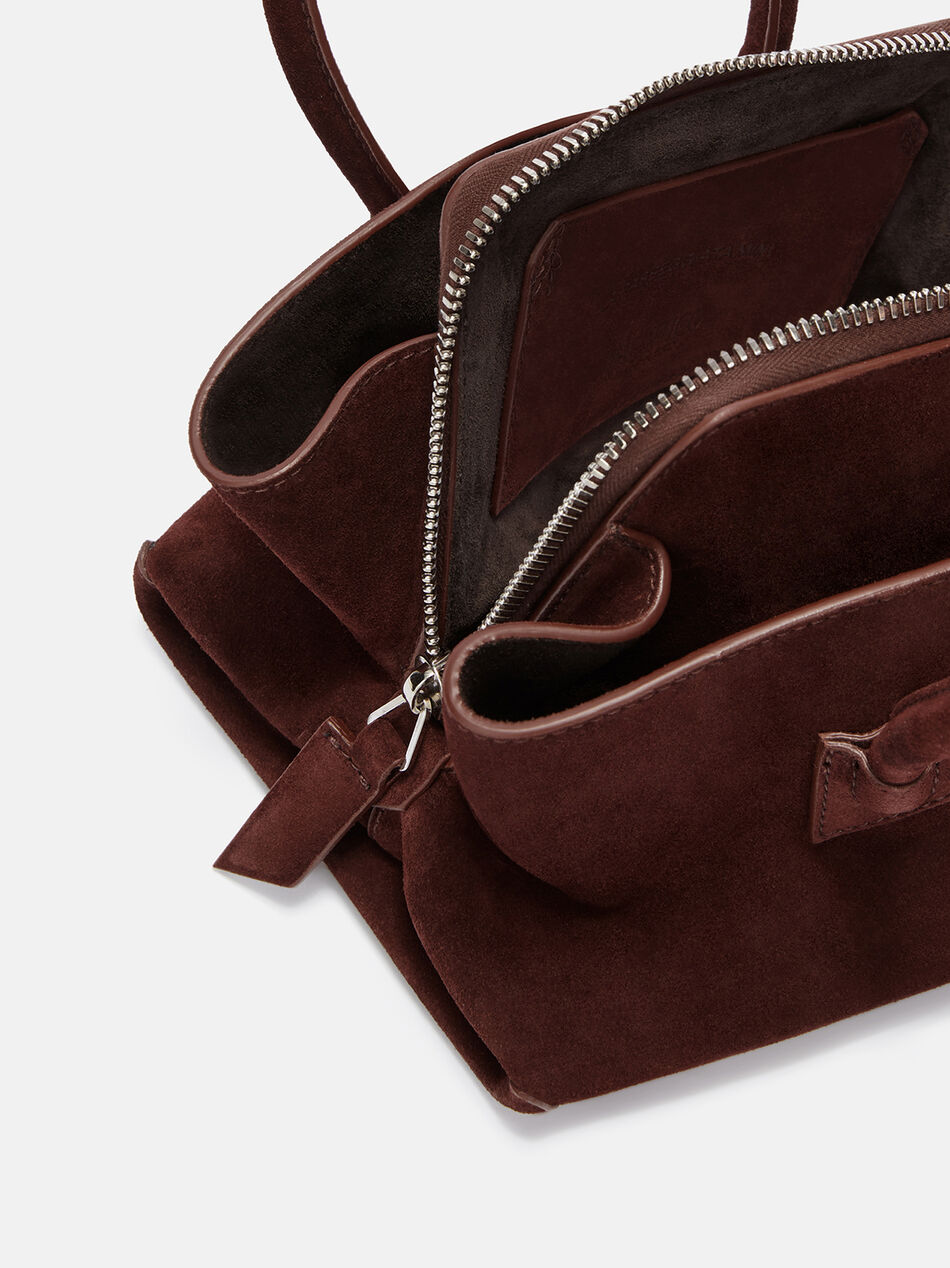 THE ATTICO ''La Passeggiata Mini'' light chocolate top handle Light chocolate 260WAH00063LBT007AA850