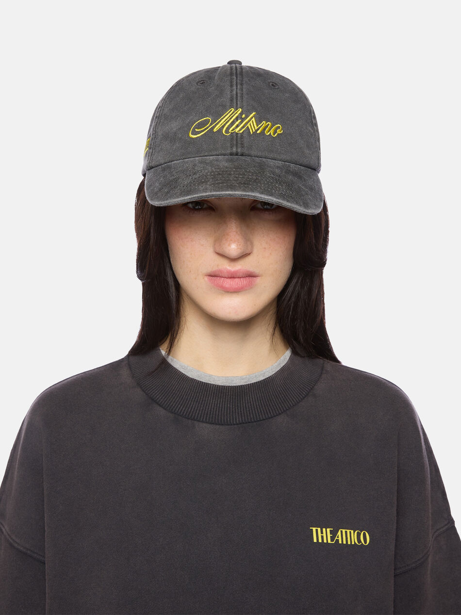 THE ATTICO The Attico x Highsnobiety faded black cap Faded black SPEWCAC00037CCC122RA615