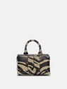 THE ATTICO ''Friday'' black and safari mini handbag Black and Safari 247WAH02EL020745