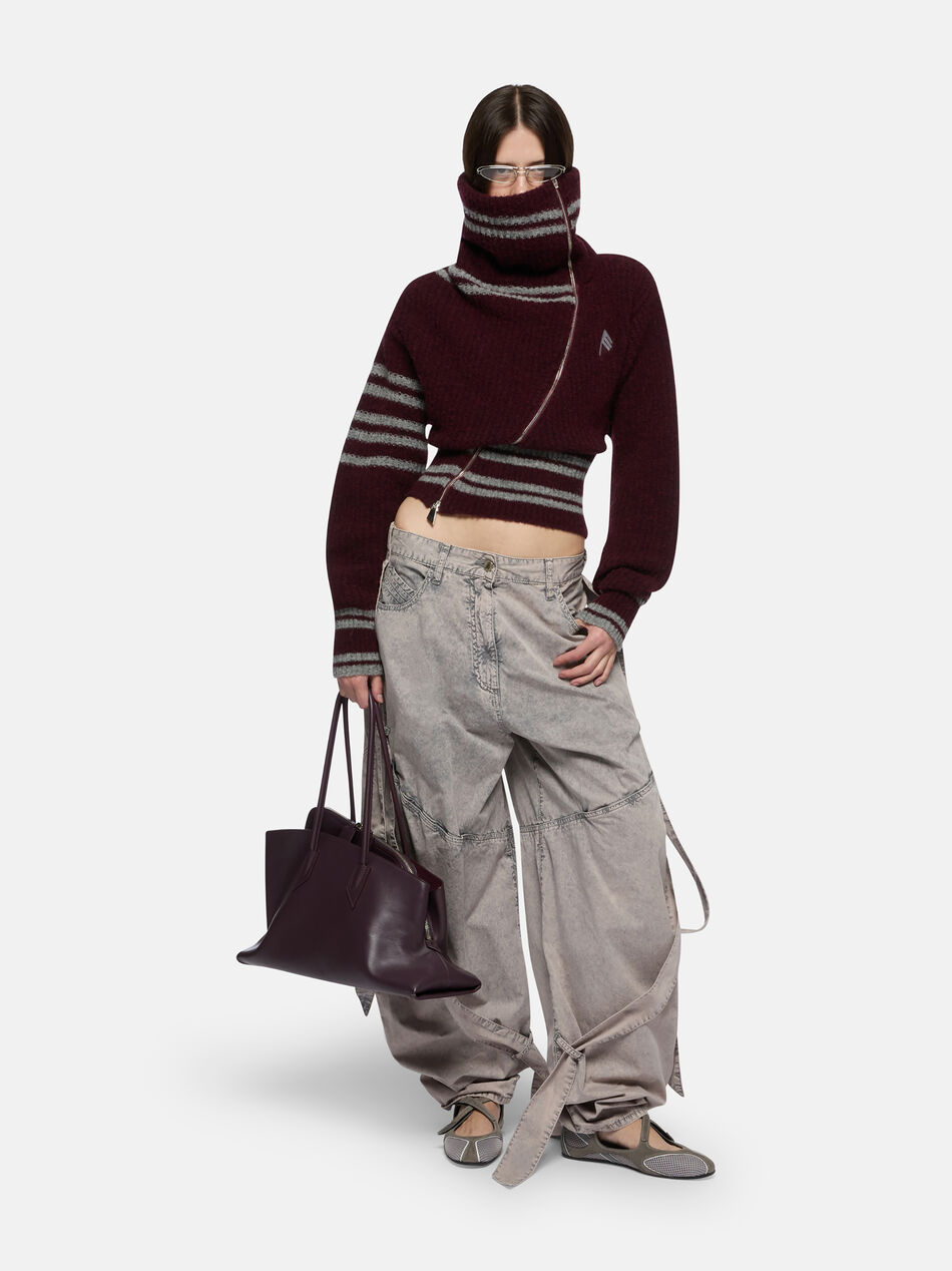 THE ATTICO Burgundy cardigan BURGUNDY 251WCD00008KWW002AA114