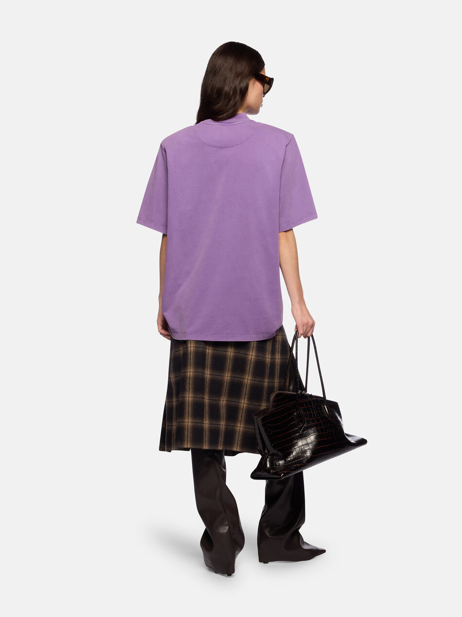 THE ATTICO Brown shades midi skirt Brown shades 260WCS00287CCC124AA594