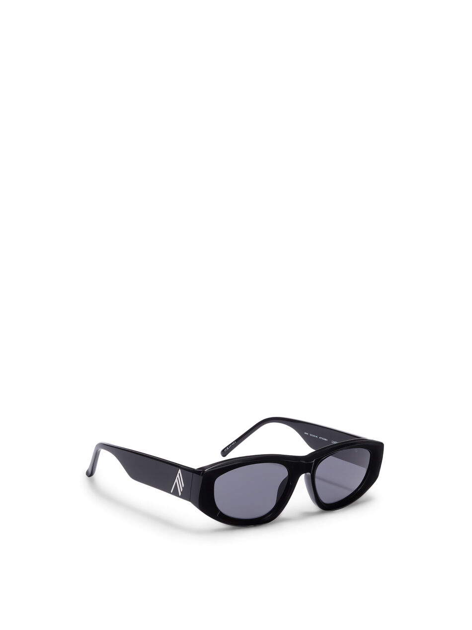 THE ATTICO Black and silver sunglasses Black/black/silver 260WAS00038MET002AA890