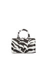 THE ATTICO ''Friday'' black and white mini handbag  231WAH02EL020020