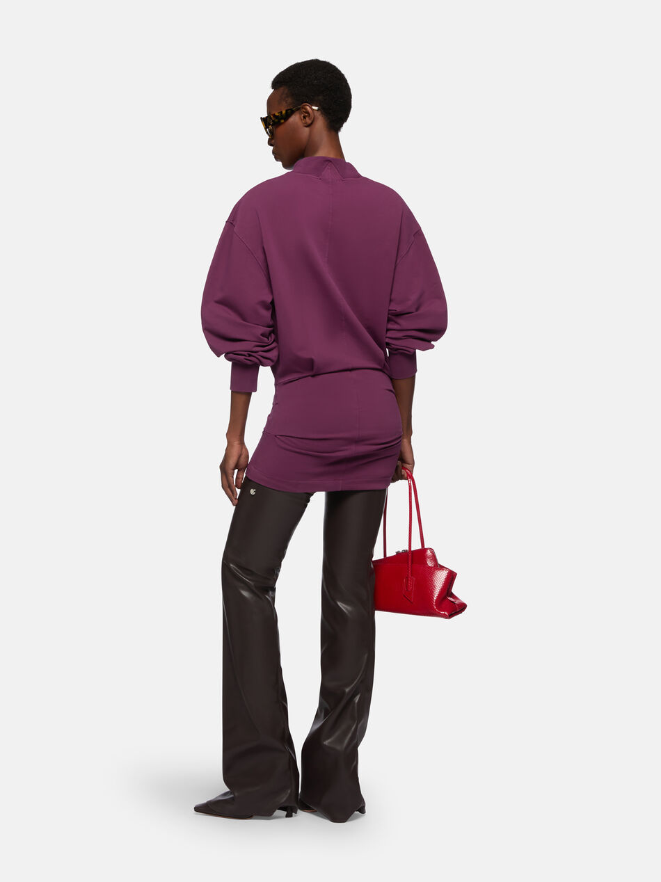 THE ATTICO Burgundy mini dress BURGUNDY 251WCA00393JJF006AA114