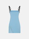 THE ATTICO Baby blue mini dress  227WCA153E020135
