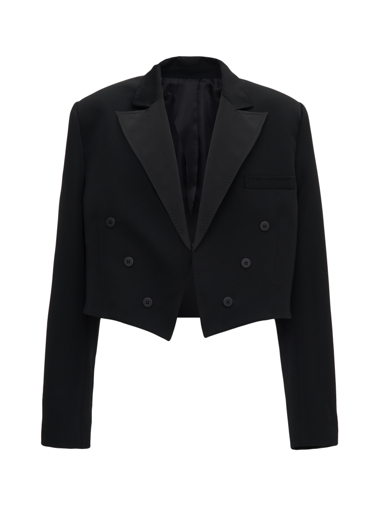 The Attico Jackets and Coats | The Attico - Black smoking jacket
