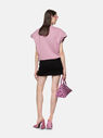 THE ATTICO ''Rue'' rose mini skirt ROSE 232WCS87H152093