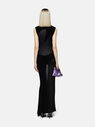 THE ATTICO Black long dress Black 241WCW105KC067100