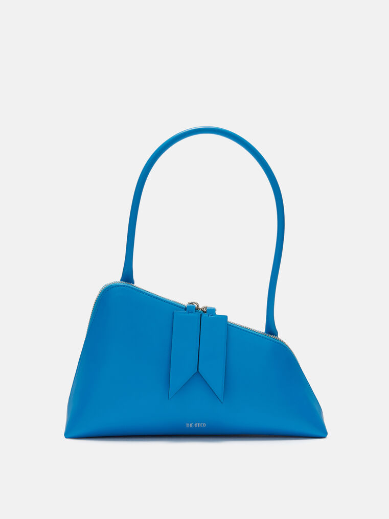 Shop Attico Shoulder Bag ''sunrise'' Turquoise