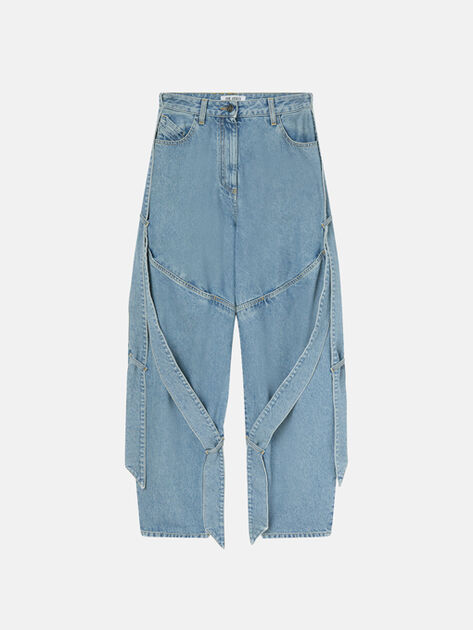 THE ATTICO Sky blue long pant SKY BLUE 251WCP00279DDD085AA024