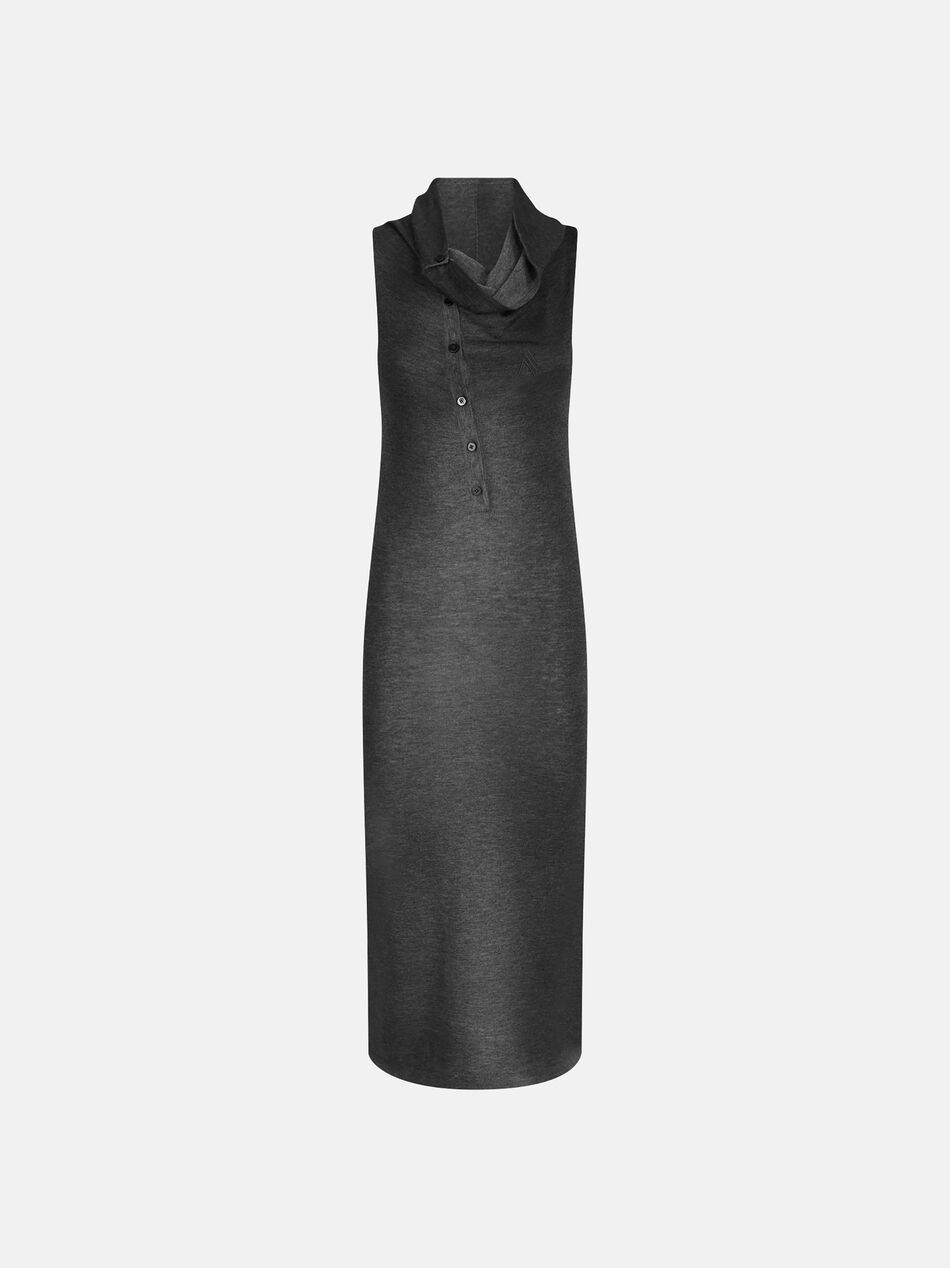 THE ATTICO Grey midi dress GREY 251WCW00255KWS008AA084