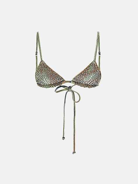 THE ATTICO Camouflage bra CAMOUFLAGE 238WCT220D065T509