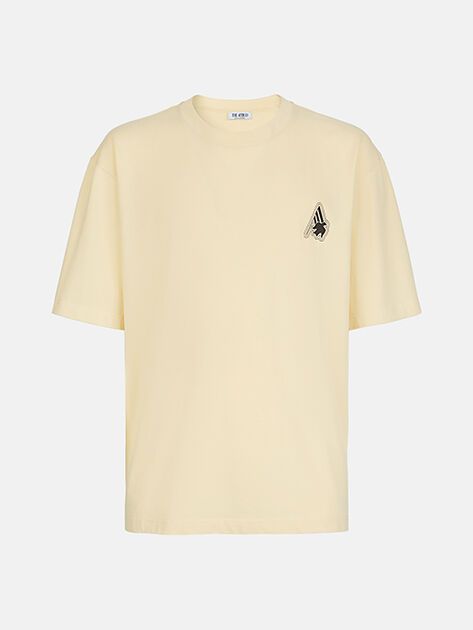 THE ATTICO The Attico Sant Ambroeus ivory t-shirt Ivory SPFWCT219J034507