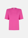 THE ATTICO ''Bella'' fuchsia t-shirt  228WCT04J024009
