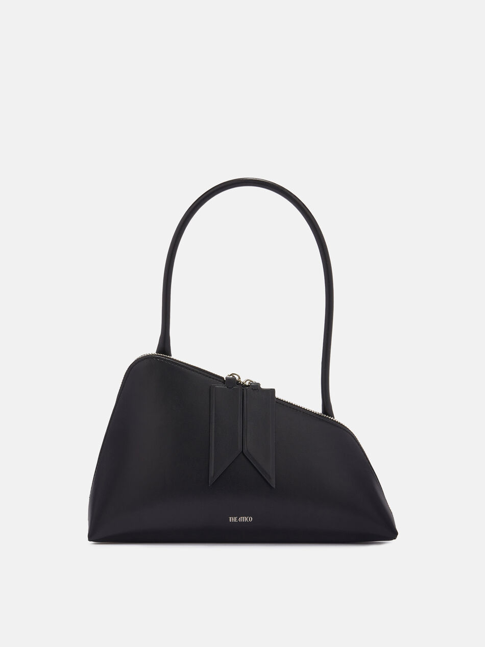 THE ATTICO ''Sunrise'' black shoulder bag BLACK 236WAH42L019100