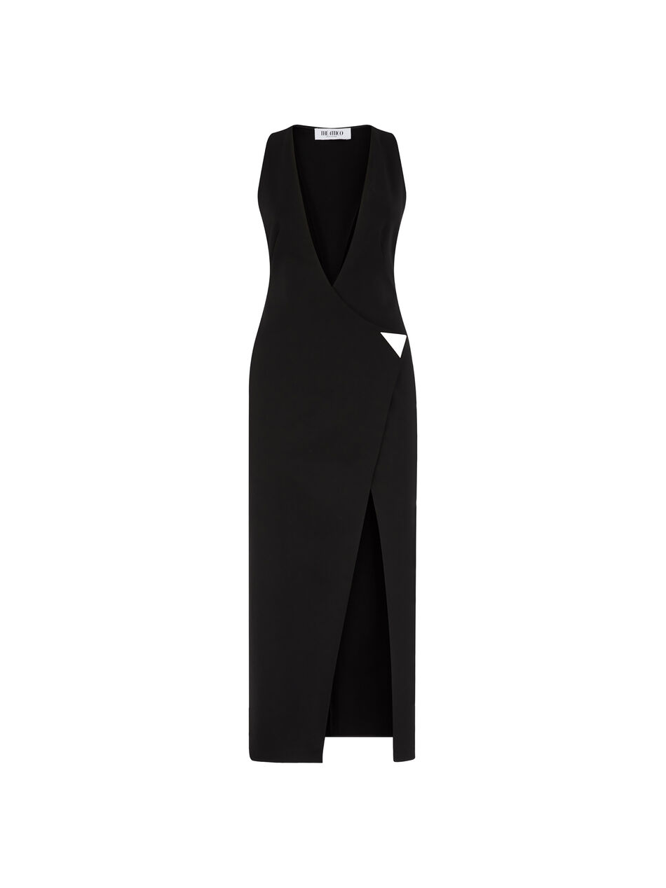 THE ATTICO Black midi dress Black 260WCW00260VVP002AA100