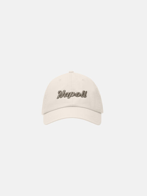 THE ATTICO ''Napoli'' cap off-white and military green WHITE/GREEN SPEWAC36C110467