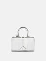 THE ATTICO ''Friday'' silver mini handbag