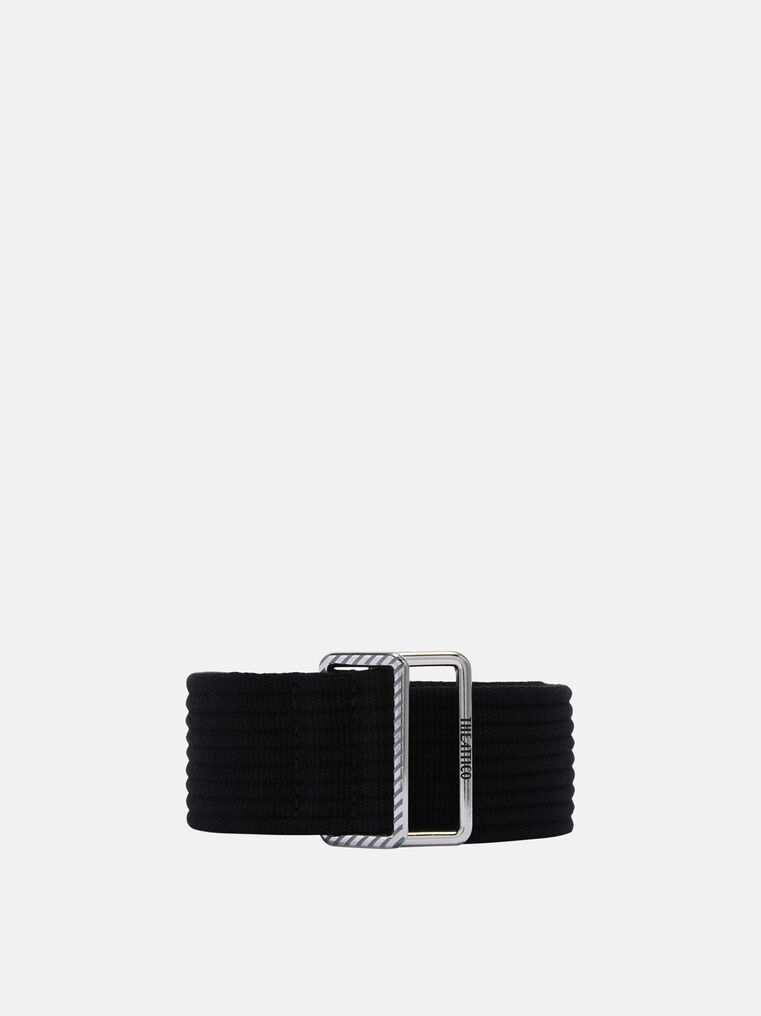 Attico The Belts Gend - Black Belt Black Main Fabric: 100% Cotton, Trim: 100% Calf Bos Taurus Farm R