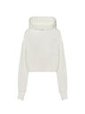 THE ATTICO ''Maeve'' white sweatshirt