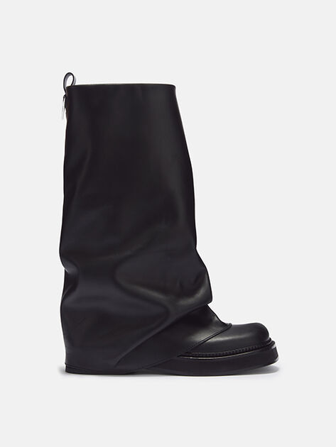 THE ATTICO ''Robin'' black combat boot Black 241WSH00798LBT019AA100