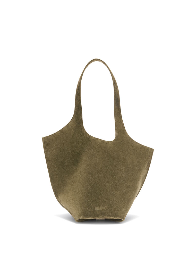 Attico Shoulder Bag ''la Scoop'' Military Green In Green