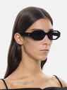 THE ATTICO ''Irene'' black sunglasses