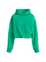 THE ATTICO "Maeve" emerald sweatshirt