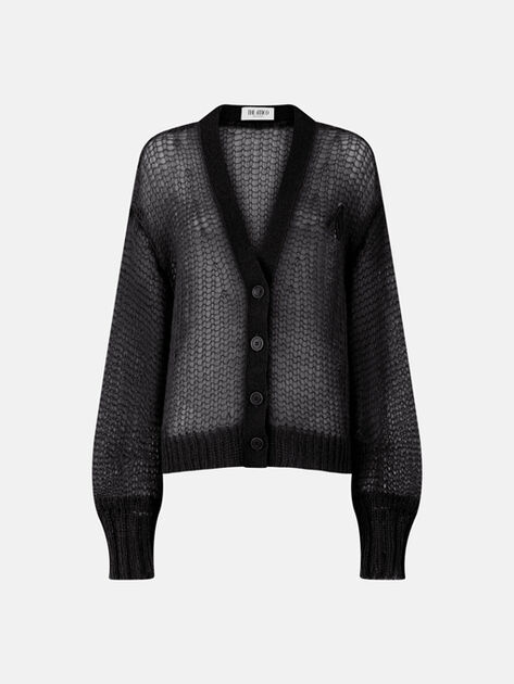 THE ATTICO Black cardigan Black 260WCD00011KMX002AA100