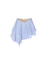 THE ATTICO ''Nicole'' light blue mini skirt