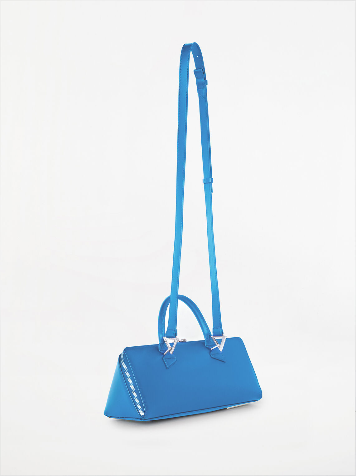 THE ATTICO ''Sunday'' turquoise elongated everyday bag 3
