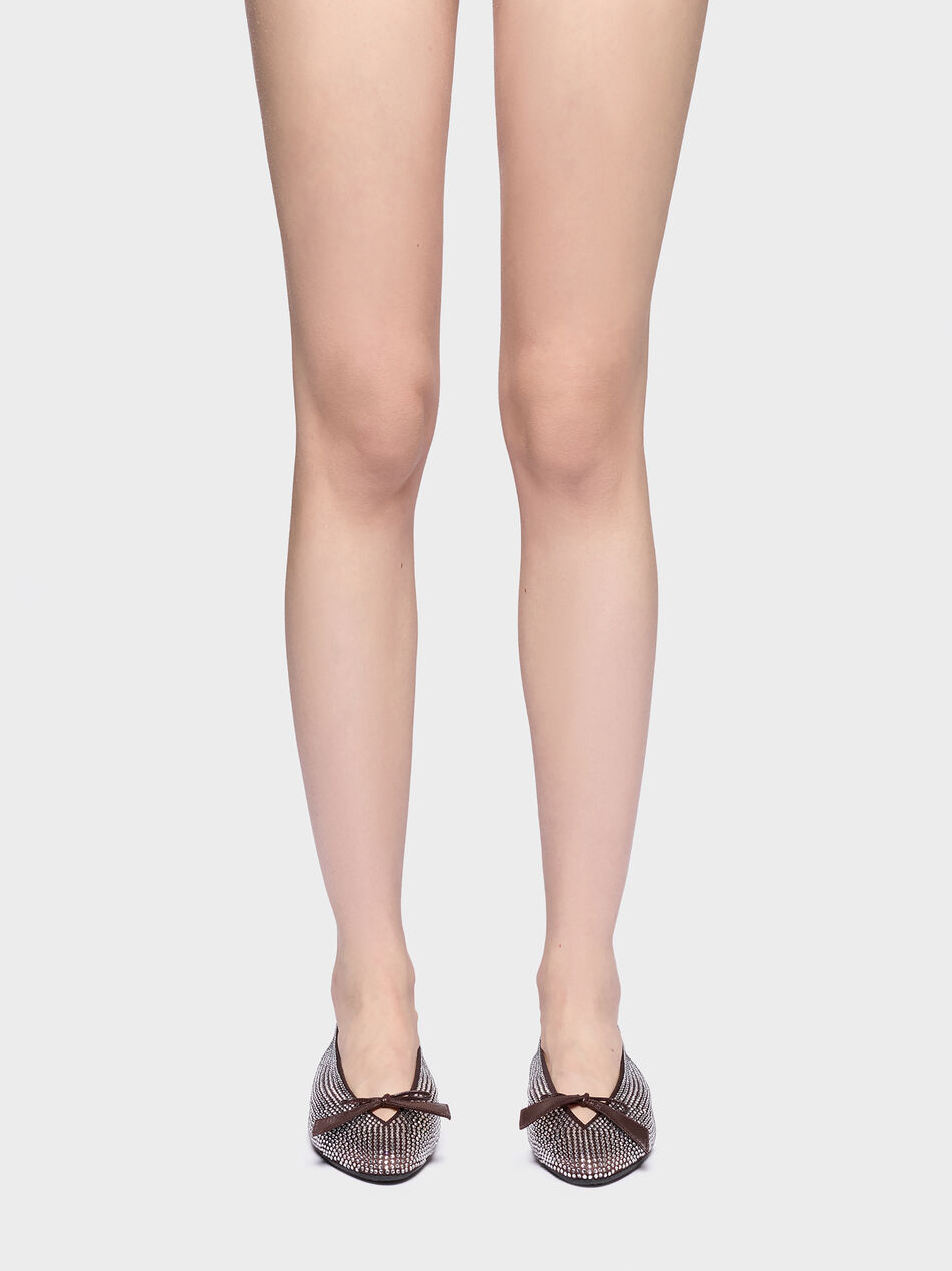 THE ATTICO ''Kali'' dark brown ballerina DARK BROWN 260WSH00908EEE106TA204