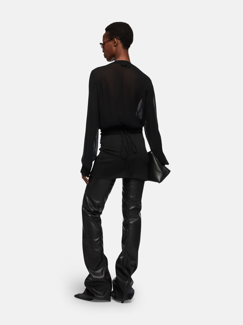 THE ATTICO Black blouse Black 251WCE00003PAA085RA100