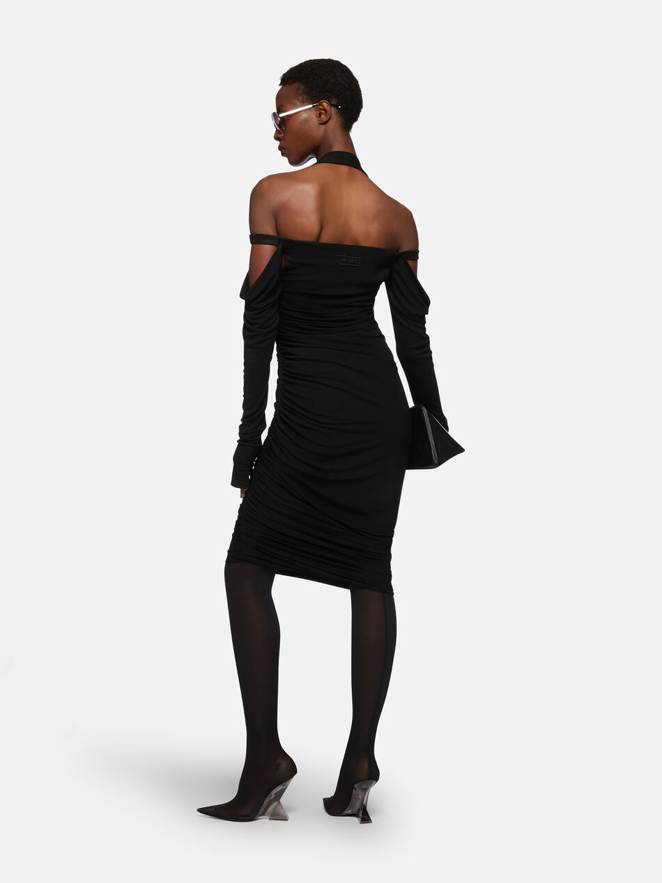 THE ATTICO Black midi dress Black 251WCW00248VVV105AA100