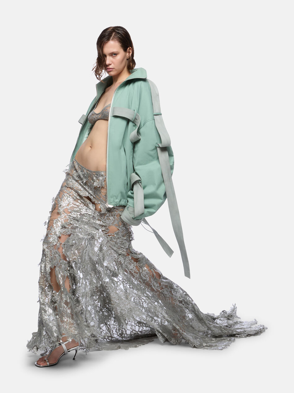 THE ATTICO Silver bra SILVER 250WCL00004VVP001AA002