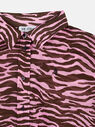 THE ATTICO Coffee and pink shirt COFFEE/PINK 2310WCH15C076P463