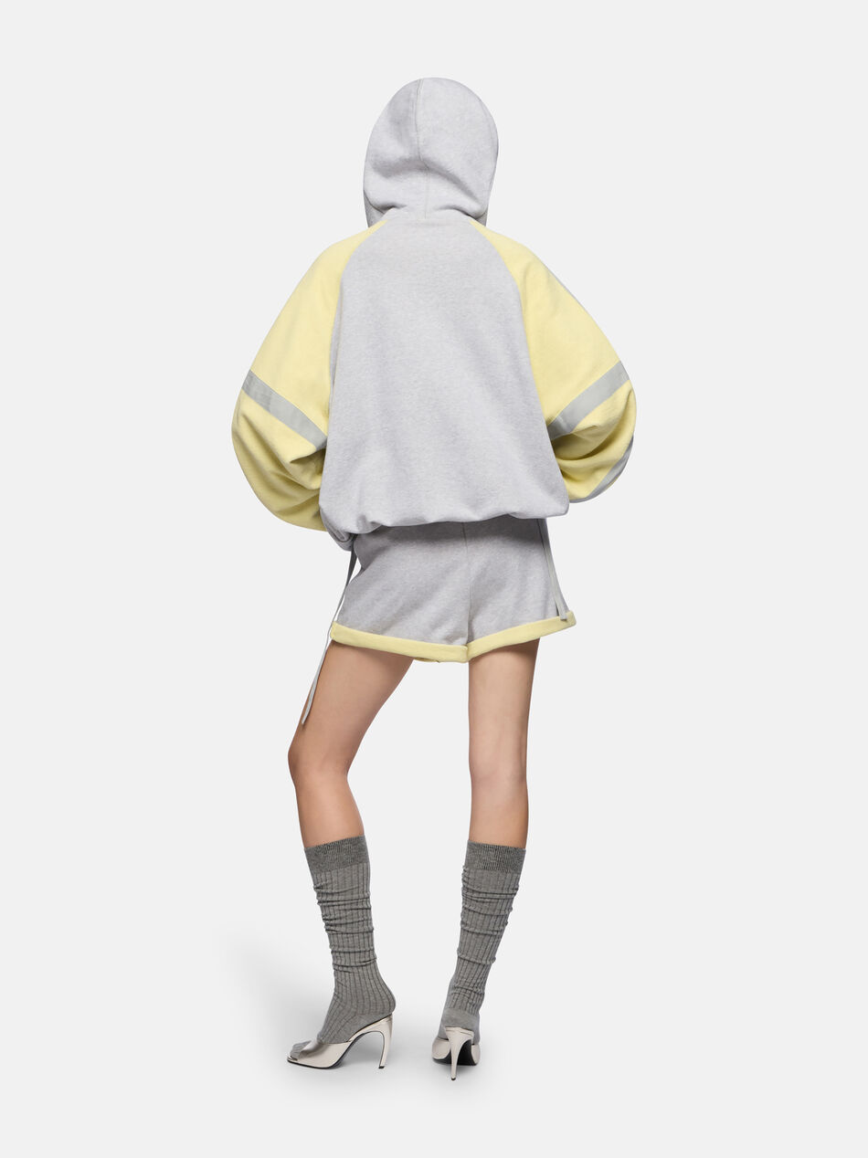 THE ATTICO Grey and honey short pant Grey/honey 260WCQ00013JJF007AA841