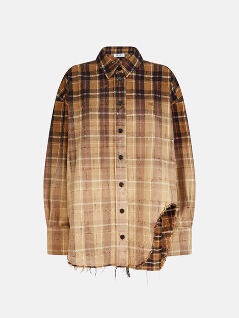 THE ATTICO ''Diana'' beige and black shirt Beige/black 251WCH00004CCC116BR835