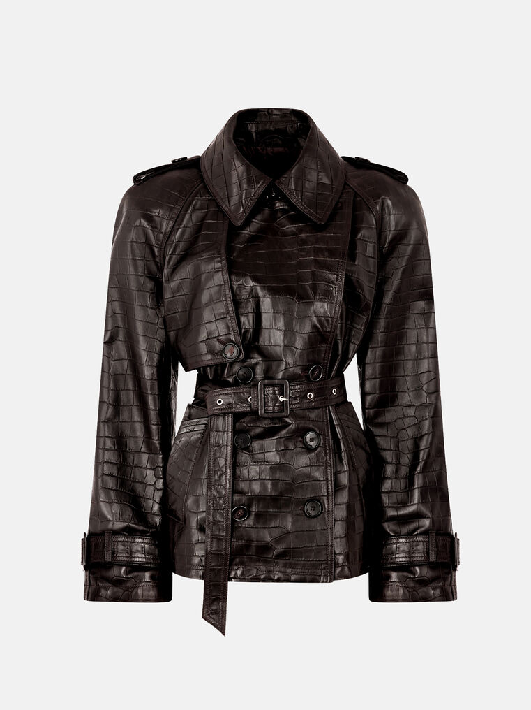 Attico Bomber Dark Brown