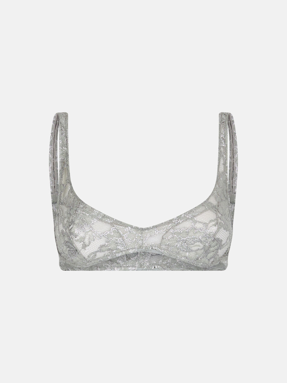 THE ATTICO Silver bra SILVER 250WCL00004VVP001AA002