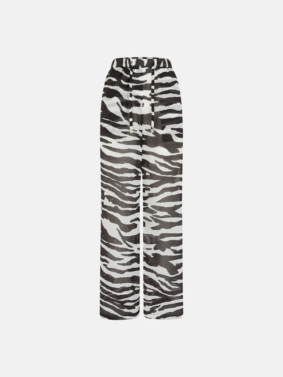 THE ATTICO White and black long pant WHITE/BLACK 250WCP00263CCC082PR020