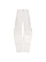 THE ATTICO ''Fern'' white long pants  231WCP84D051001