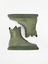 THE ATTICO ''Selene'' military green boots  221WS443C008081
